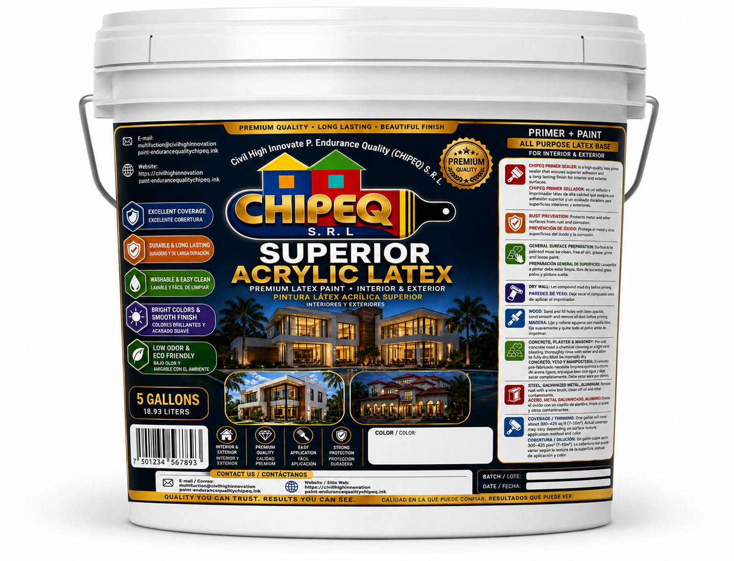 CHIPEQ® Superior Acrylic Latex — Premium 